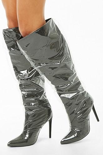Forever21 Over-the-knee Covered Boots