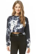 Forever21 French Terry Cloud Wash Crop Top