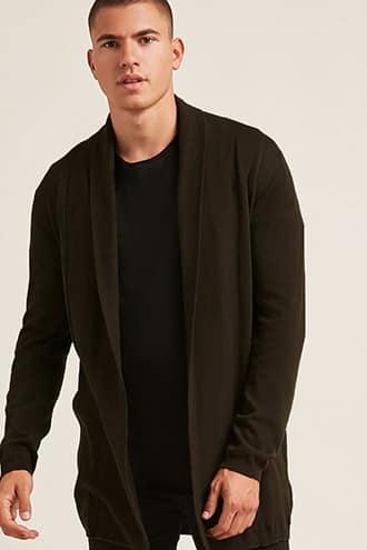 Forever21 Shawl Open-front Cardigan