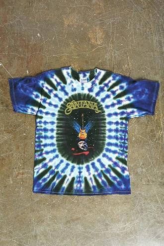 Forever21 Vintage Tie Dye Santana Tee