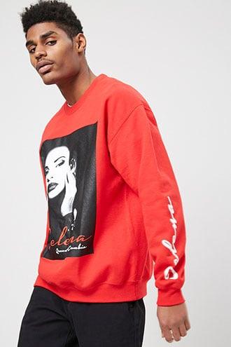 Forever21 Fleece Selena Graphic Sweatshirt