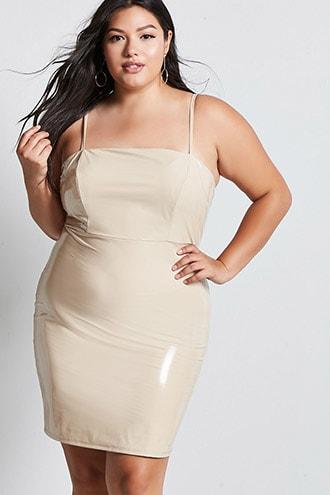 Forever21 Plus Size Faux Leather Dress