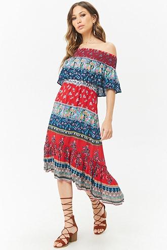 Forever21 Patrons Of Peace Flounce Dress
