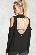 Forever21 Active Open-shoulder Top