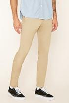 Forever21 Slim Fit Cotton-blend Pants