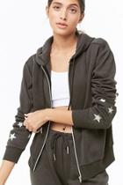 Forever21 Active Hooded Star Graphic Jacket
