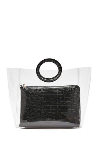Forever21 2-in-1 Clear Tote