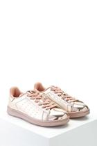 Forever21 Metallic Lace-up Sneakers