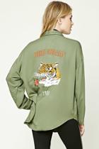 Forever21 Contemporary Tiger Shirt