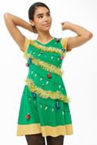 Forever21 Christmas Tree Mini Dress