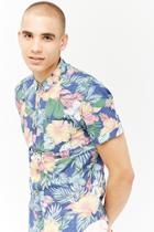 Forever21 Soul Star Tropical Floral Shirt