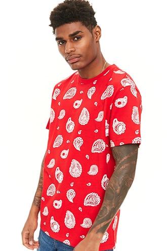 Forever21 Bandana Print Tee