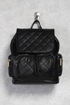 Forever21 Quilted Flap-top Backpack