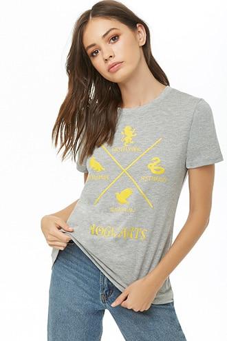 Forever21 Harry Potter Hogwarts Graphic Tee