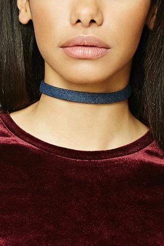 Forever21 Denim Choker