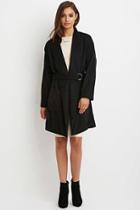 Forever21 Shawl Collar Belted Coat