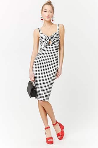 Forever21 Gingham Bodycon Dress