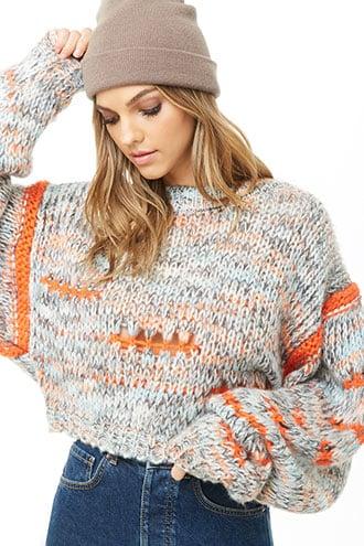 Forever21 Multicolor Dolman Sweater