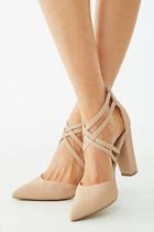 Forever21 Double-strap Crisscross Pumps