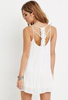 Forever21 Embroidered Lace Cami Top