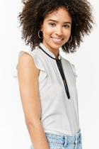 Forever21 Semi-sheer Crepe Top
