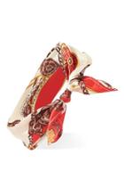 Forever21 Satin Wheel Print Scarf Headwrap