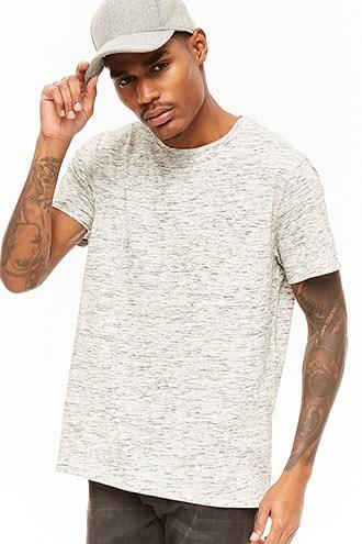 Forever21 Heathered Knit Pocket Tee
