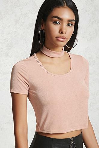 Forever21 Choker Crop Top