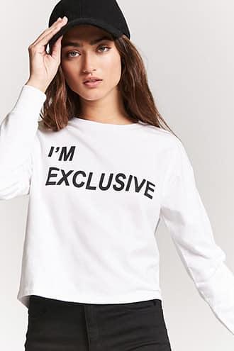 Forever21 Im Exclusive Graphic Top