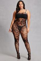 Forever21 Oh La La Cheri Fishnet Jumpsuit
