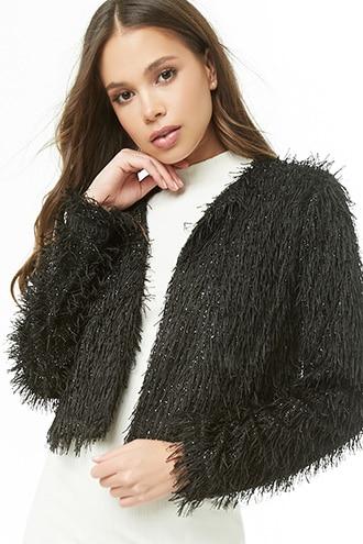 Forever21 Shimmery Fringe Jacket