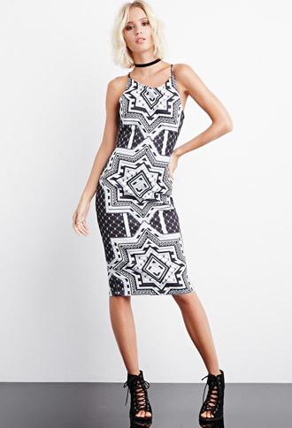 Forever21 Rise Of Dawn Good Vibes Midi Dress