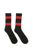 Forever21 Men Varsity-striped Crew Socks