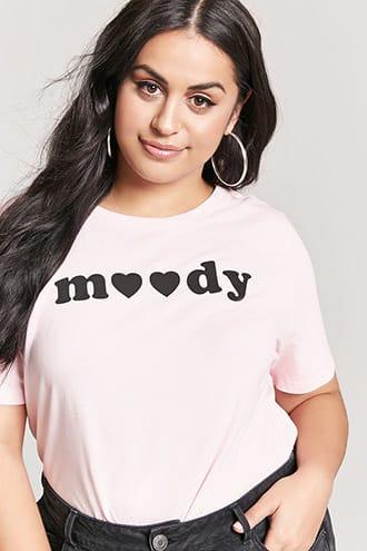 Forever21 Plus Size Moody Graphic Tee