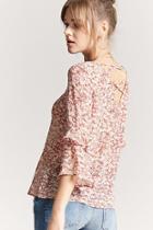 Forever21 Baroque-inspired Crisscross-back Top