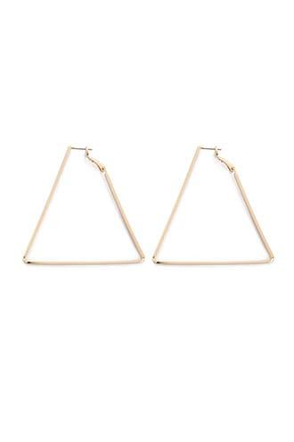 Forever21 Triangle Hoop Earrings