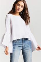 Forever21 High-low Poplin Top