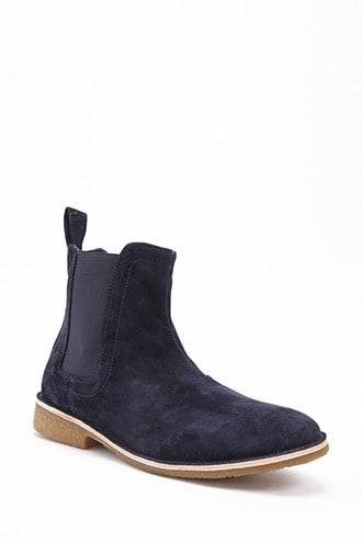 Forever21 Men Foundation Faux Suede Ankle Boots