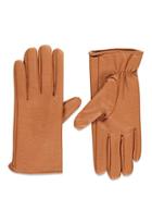 Forever21 Faux Leather Gloves (camel)