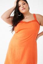 Forever21 Plus Size Ruffle-trim Mini Shift Dress