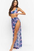 Forever21 Kulani Kinis Tropical Leaf Cover-up Skirt