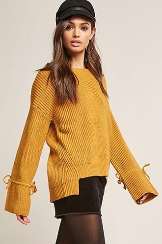 Forever21 Hooded High-low Sweater