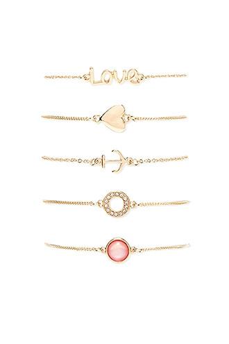 Forever21 Love Bracelet Set