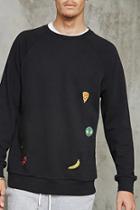 Forever21 Pizza Patch Front Sweatshirt