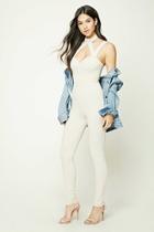 Forever21 Strappy Choker Neck Jumpsuit
