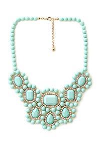 Forever21 Candy Coated Bib Necklace