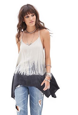 Forever21 Dip Dyed Trapeze Cami
