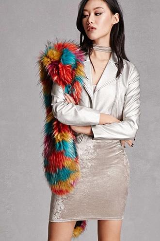 Forever21 Alex And Max Faux Fur Stole