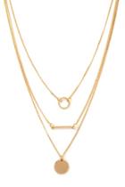 Forever21 Layered Disc Necklace