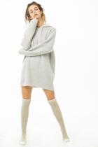 Forever21 Hooded Sweater-knit Mini Dress